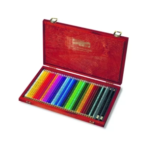 Sada 36 pasteliek POLYCOLOR KOH-I-NOOR v drevenej kazete